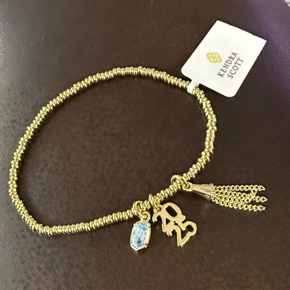 Kendra Scott Jewelry - Kendra Scott NWT Gold Beads Stretch Bracelet with Charms